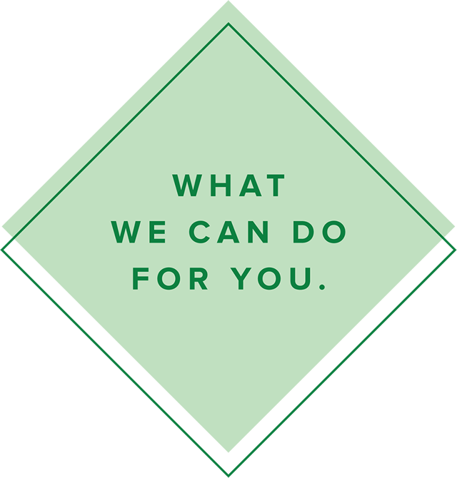 what we can do for you